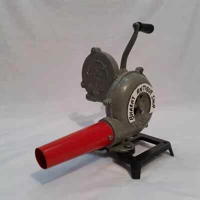 Horno de forja con soplador manual ventilador tipo pedal mango útil Foto 1 de 4