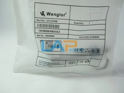 1PCS NEW FOR Wenglor Proximity Switch Sensor IW080BM80VA3 - Image 1 of 4