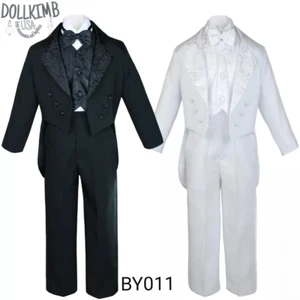 Tuta da smoking formale tail bambino S-20, costume da battesimo bambino S-20 - Foto 1 di 23