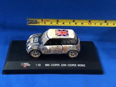 HIGHSPEED 1:43 MINI COOPER CAR MODEL JOHN UNION JACK 29 - Image 1 of 4