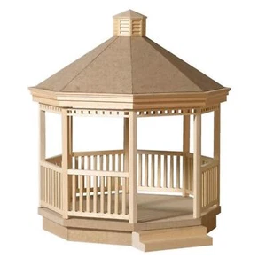 Dolls House Emporium Gazebo Kit Outdoor Garden Building Flat Pack 1:12 Scale - Picture 1 of 9