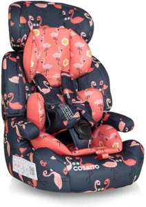 Cosatto Zoomi car seat group 123 anti escape in Pretty Flamingo from 9 - 36 kg