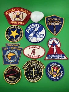 Ten Authentic Vintage New Old Stock Patches. PRICE REDUCED !!! - Picture 1 of 3