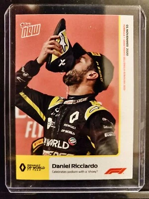 Topps Now Formula 1 F1 #12 Daniel Ricciardo Celebrates podium with a "Shoey" - Image 1 of 4