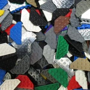 Used LEGO® - 500g-Packs - Plate, Modified - 2419 - Platte 3 x 6 Ecke - Picture 1 of 1