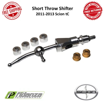 Palanca de cambios de tiro corto Fidanza perno directo sobre acero de aluminio para 2011-2013 Scion tC Foto 1 de 4