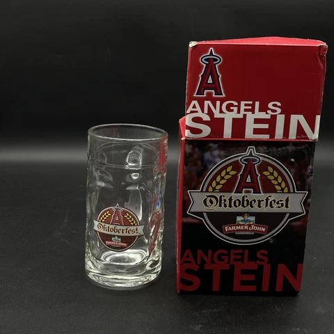 Los Angeles Angels Oktoberfest Stein Glass Mug 2014 SGA Anaheim Angels Cover