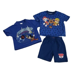 Paw Patrol & Mickey Mouse Boys Blue T-Shirt - Bild 1 von 7