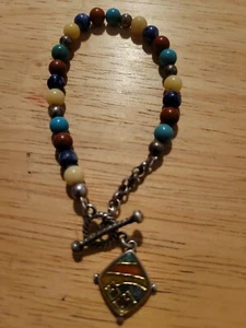 Carolyn Pollack Relios Sincerely Southwest Gemstone Sterling Silver Bracelet - Picture 1 of 4