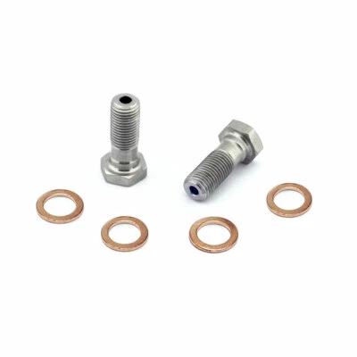 2x Stainless Steel Brake Caliper Banjo Bolts 3/8 UNF, 30mm long - Image 1 of 4