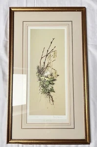 Vintage Harry Spencer Print Collected in Spring Numbered Signed 15x26" 38x66cm - Picture 1 of 9