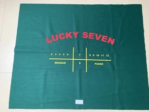 Casino Tuch Lucky 7 Schurwolle Spieltuch Lucky Seven - Bild 1 von 3