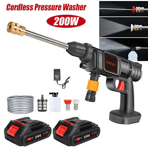 Cordless High Pressure Washer Spray Water Gun Car Washing Cleaning Machine Kit>
