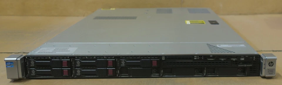 HP ProLiant DL360e G8 GEN8 4C E5-2407 16GB Ram 5x 1TB HDD 8-Bay 1U Rack Server - Image 1 of 3