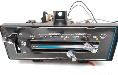 1991 1995 Chevy Van G10 G20 G30 Heater Control Switch AC Climate Panel 1994 V60 - Image 1 of 4
