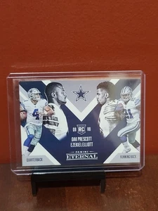 2016 Panini External Dak Prescott Ezekiel Elliott RC 1/262 Dallas Cowboys - Picture 1 of 6