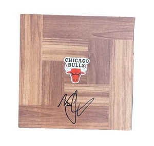 Carlos Boozer Signed Floorboard Chicago Bulls Autographed Auto - Picture 1 of 1