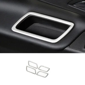 Matt Silver Steel Inner Door Storage Box Frame Trim For Chevrolet Equinox 18-21 - Picture 1 of 6