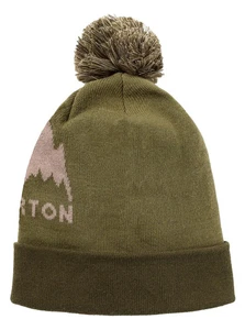 Burton Kids Recycled Trope Beanie Bommelmütze Martini olivgrün - One Size NEU - Bild 1 von 5