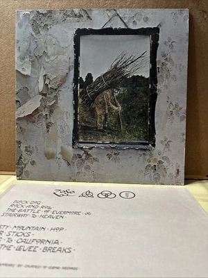 Led Zeppelin “IV” LP 1971 1st  Porky/Pecko Duck Atlantic SD 7208 / AT/GP - Image 1 of 4