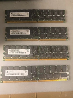 Lot 4. Qimonda /IBM Memory Server 4GB 2Rx4 pc2-5300P HYS72T51290EP-3S - Image 1 of 4