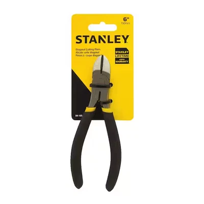 STANLEY - 6 in 84 Diagonal Cutting Plier Flush Cut Oval Nose Uninsulated #84-105 - Image 1 of 3
