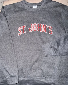 ST JOHNS SWEATSHIRT SGA XL RED STORM NY BASKETBALL 1870 COURT BIG EAST 2025 - Picture 1 of 6