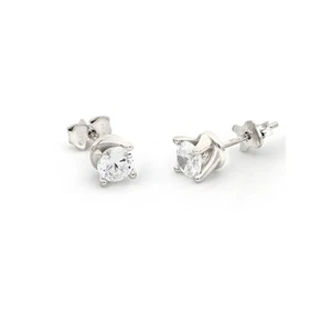 Unoaerre Leuchtpunkt Ohrringe in weißem Silber und Zirkonia - Bild 1 von 1