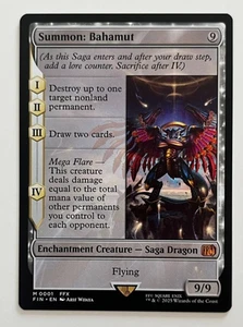 Summon: Bahamut M 0001 EN - Magic The Gathering Final Fantasy - Imagen 1 de 2