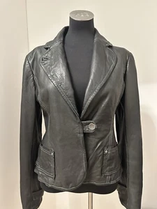 Leder Jacke Kurz Echtleder. Gr. 38 - Bild 1 von 12
