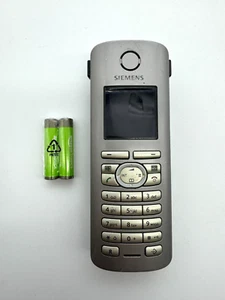 Gigaset S45 S45H Ersatz Telefon Handteil DECT Mobilgerät Hörer Grau 2 Neue Akkus - Afbeelding 1 van 5