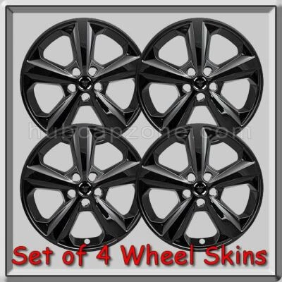 Cubiertas de rueda Ford Edge negras 2016-2017 tapacubos negros de 18" cubiertas de rueda cromadas Foto 1 de 3