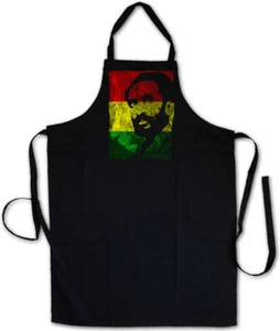 HAILE SELASSIE PORTRAIT IIII GRILLSCHÜRZE KOCHSCHÜRZE Lion of Judah Rastafari - Picture 1 of 1