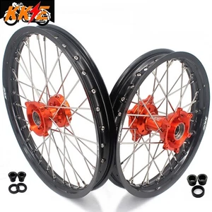 KKE 19/16 Wheels Rims for KTM 85 SX Gas Gas MC85 2021-2023 Husqvarna TC85 Orange - Picture 1 of 12