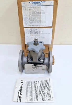 Diafragma de válvula ITT Dia-Flo 3/4 pulgadas M-93 200 PSIG 160DEG Foto 1 de 4