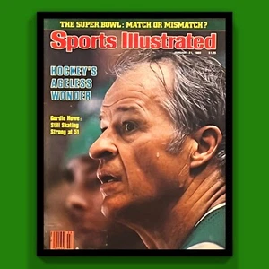 Sports Illustrated Gordie Howe Jan 21, 1980 Super Bowl XIV Rams Vs Steelers Prev - Picture 1 of 4