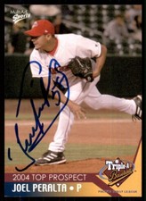 2004 MultiAd Pacific Coast League Top Prospects Joel Peralta IP Signed Auto Salt
