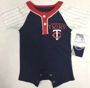 Minnesota Twins MLB Boy's Baby Creeper Romper 0/3 months - Picture 1 of 1