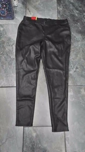 NUEVO CON ETIQUETAS JEGGINGS DE MUJER DESCOLORIDOS GLORY RECUBIERTOS NEGROS S M L - Imagen 1 de 3