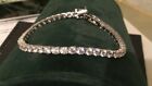 Sterling Silver 8” Tennis Bracelet Clear CZ bracelet ladies 