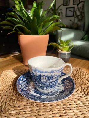 Vintage H.AYNSLEY England Heritage Set Tea Cup & Saucer Very Rare! - Image 1 of 4