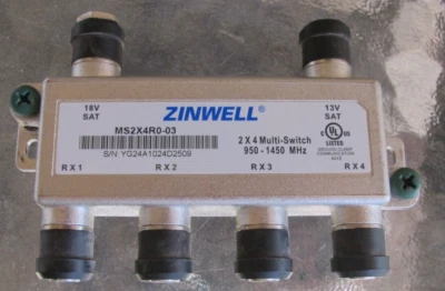 Zinwell 2 x 4 Muti Switch 950-1450MHz MS2X4R0-03 - Image 1 of 3