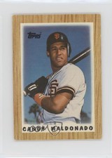 1987 Topps League Leaders Minis Candy Maldonado #37