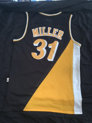 *BEST OFFER* Reggie Miller #31 NBA Adidas Hardwood Classics Jersey Large Cover