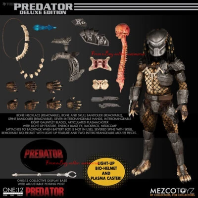 Figura de acción Mezco toyz 1/12 The Predator Predation edición de lujo en stock Foto 1 de 4