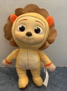 2021 Moonbug Cocomelon JJ Lion Cat Plush Stuffed Figure Toy w/ Plastic Face - Picture 1 of 4