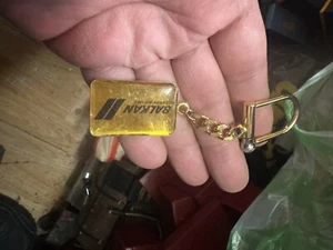 Vintage Schlüsselanhänger Balkan Air Lines Bulgarien - Bild 1 von 2