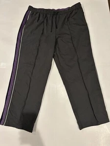 SB Active Sweatpants Women’s 2X Grey Drawstring Purple - Picture 1 of 10
