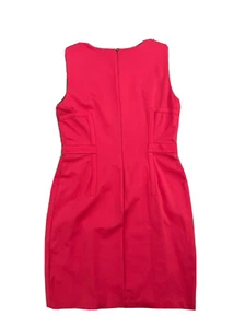 Tory Burch Sleeveless Dress Large Pink Classic Sheath Beautiful EUC - Picture 1 of 11