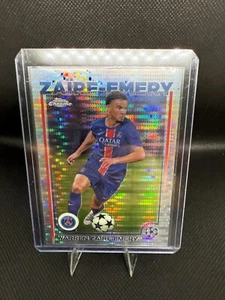 2022-23 Topps Chrome UEFA  Warren Zaire-Emery #135 Pulsar Refractor (RC) - Picture 1 of 2